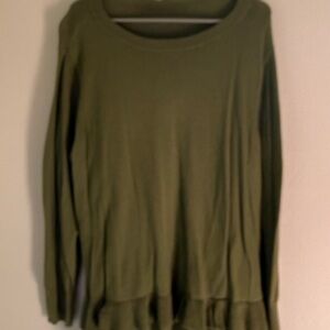 Style & Co. Olive Green Tunic Top